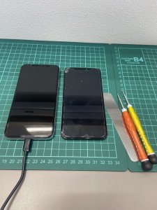 iPhone X 液晶交換＋強化ガラス貼り付け