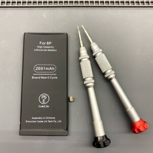 iPhone 8+ バッテリー交換