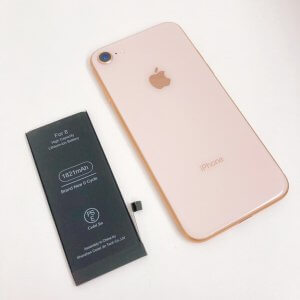 iPhone8 バッテリー交換
