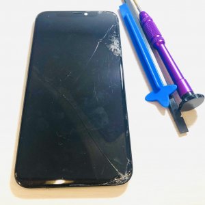 iPhoneX ガラスパネル交換
