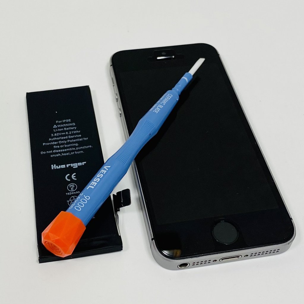 iPhone5SEバッテリー交換修理