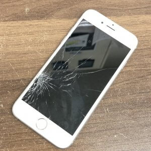 iPhone6S 画面割れ ガラス割れ フロントネル 交換 修理
