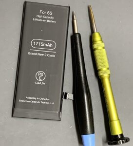 iPhone6S バッテリー交換