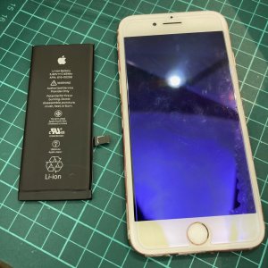 iPhone6　バッテリー交換