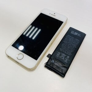 iPhoneSE バッテリー交換修理