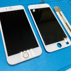 iPhone6S　ガラスパネル交換