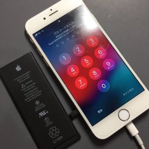iPhone6 バッテリー交換