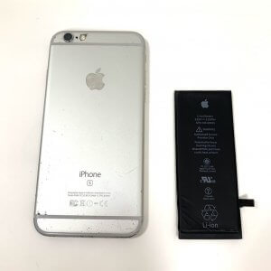 iPhone6S バッテリー交換修理
