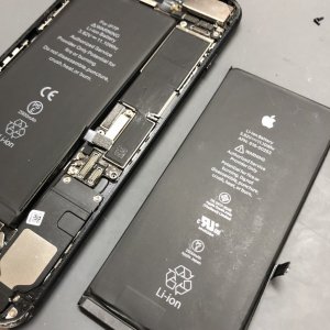 iPhone7Plus バッテリー交換