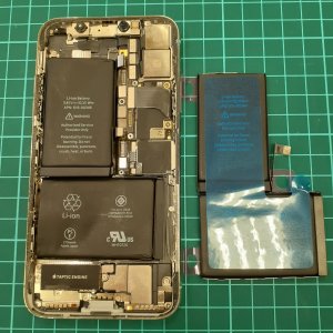 iPhoneX バッテリー交換