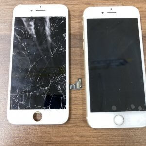iPhone7 ガラスパネル 交換修理