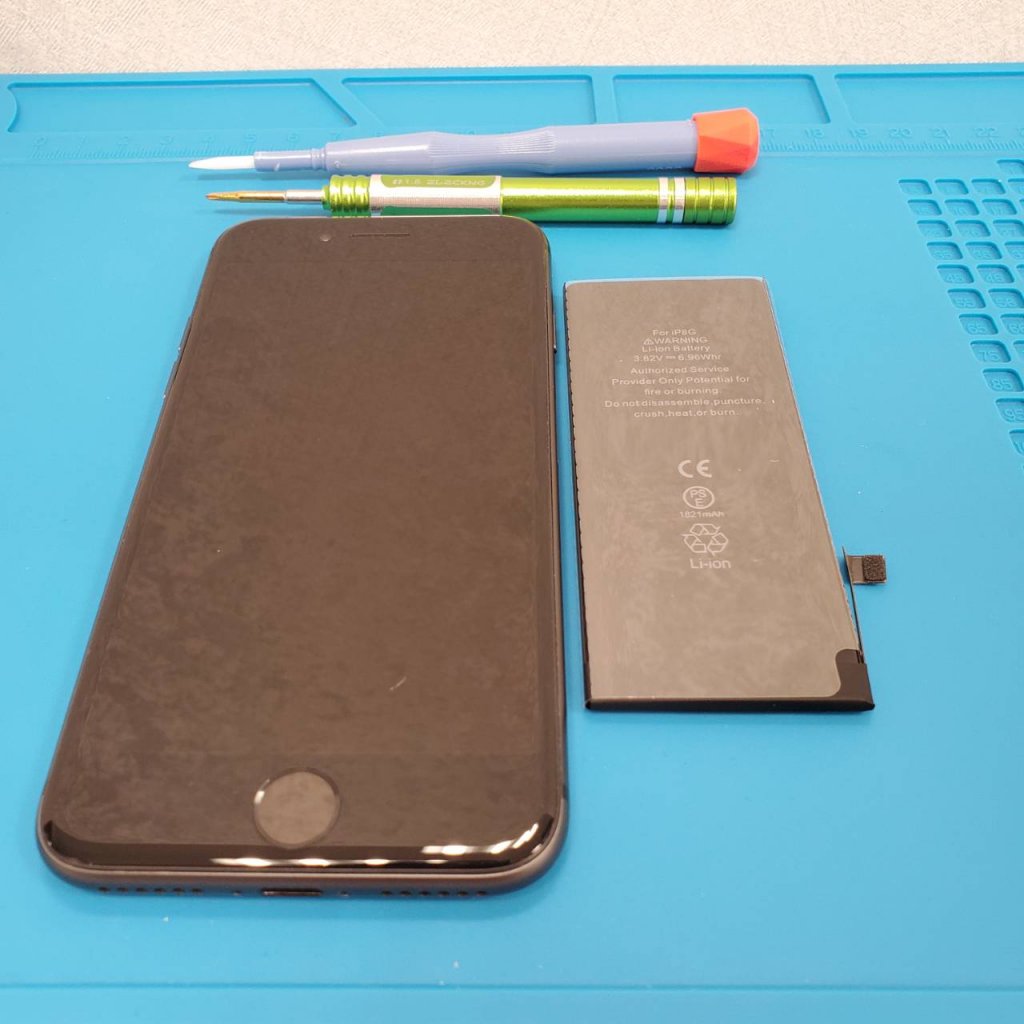 iPhone8 バッテリー交換修理