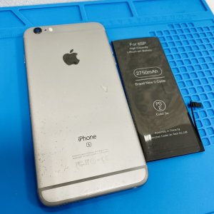 iPhone6Splusバッテリー交換修理
