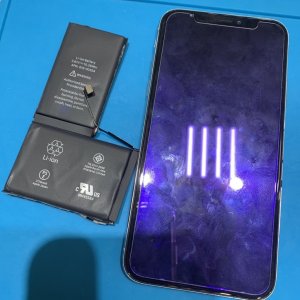 iPhoneX バッテリー交換修理
