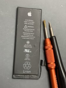 iPhoneSE バッテリー交換