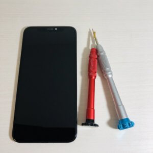 iPhoneXS ブラックアウト