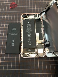 iPhone７　バッテリー