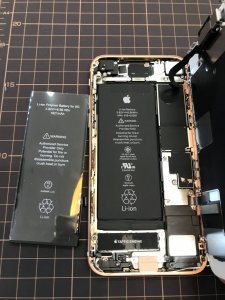 iPhone8 バッテリー交換