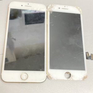 iPhone7 画面割れ パネル 交換 修理
