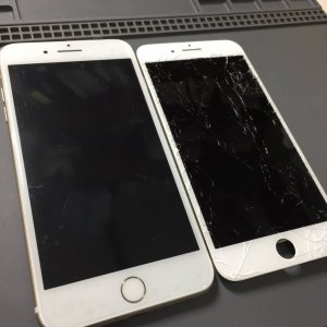 iPhone7 ガラスパネル交換