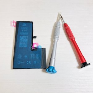 iPhoneXSバッテリー交換