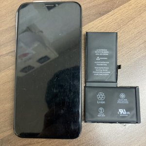 iPhoneX バッテリー交換修理