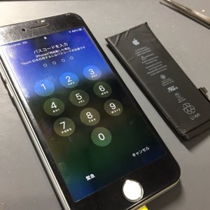 iPhone6S バッテリー交換