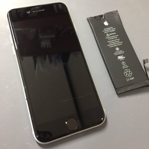 iPhone8 バッテリー交換