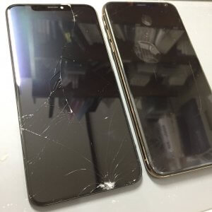 iPhoneX ガラスパネル交換