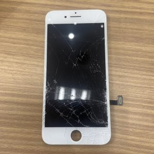 iPhone7 ガラスパネル交換