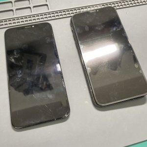 iPhone X ガラスパネル交換