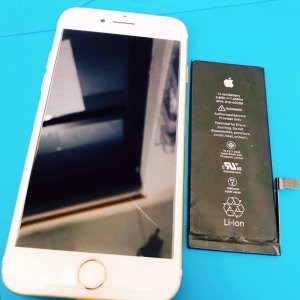 iPhone7 バッテリー交換