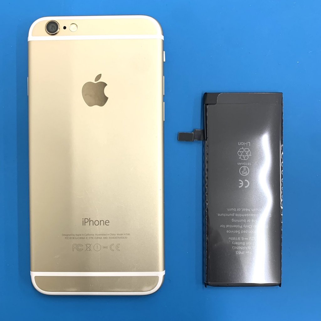 iPhone6 バッテリー交換