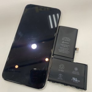 iPhoneX バッテリー交換修理
