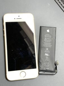 iPhoneSE バッテリー交換