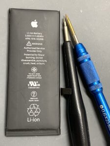 iPhone7 バッテリー交換