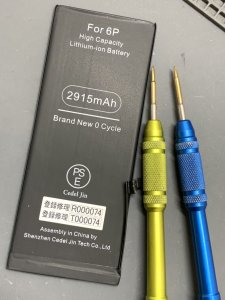 iPhone6plus バッテリー交換