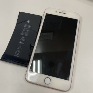 iPhone7+バッテリー交換修理