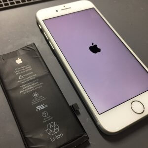 iPhone8 バッテリー交換