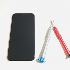 iPhoneXSフロントパネル交換