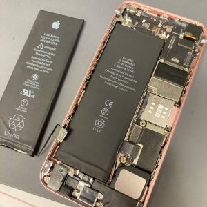 iPhoneSE バッテリー交換修理