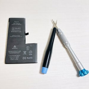 iPhoneXバッテリー交換