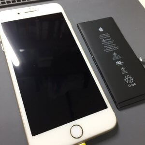 iPhone7plus バッテリー交換
