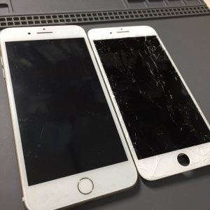 iPhone7 ガラスパネル交換