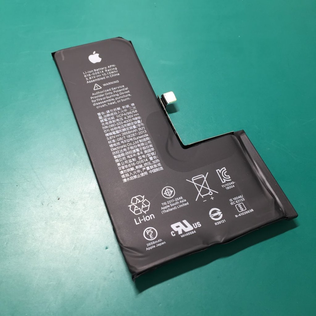iPhoneXS バッテリー交換