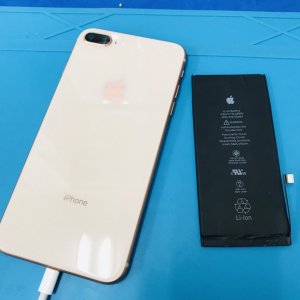 iPhone8Plus バッテリー交換