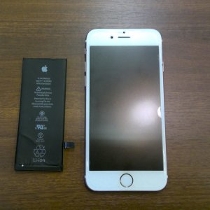 iPhone6Sバッテリー交換