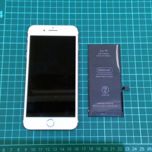 iPhone 7plus　バッテリー交換　修理実績