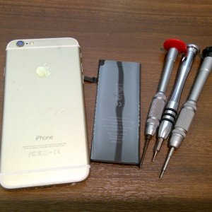 iPhone6　バッテリー交換