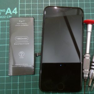 iPhone7　バッテリー交換